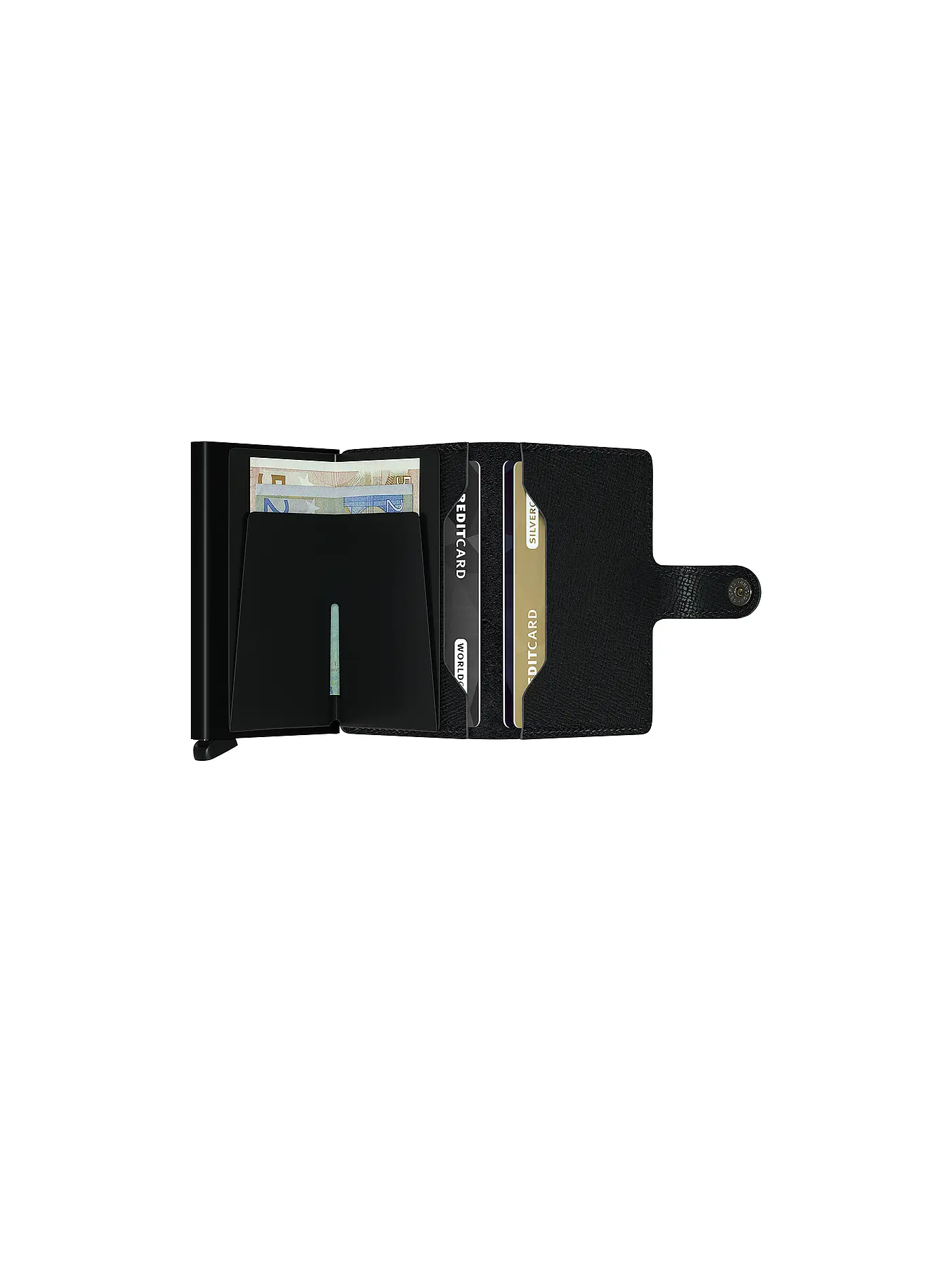 SECRID | Geldbörse - Miniwallet Crisple Mini Black | 